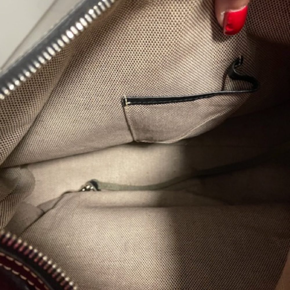 Dooney & Bourke Black Leather Bag - Picture 2 of 7